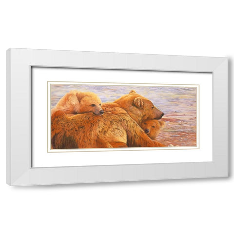 Alaska Coming 3 White Modern Wood Framed Art Print with Double Matting by Stevenson, Graeme