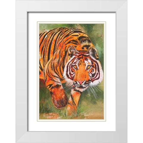 And Then Suddenly White Modern Wood Framed Art Print with Double Matting by Stevenson, Graeme