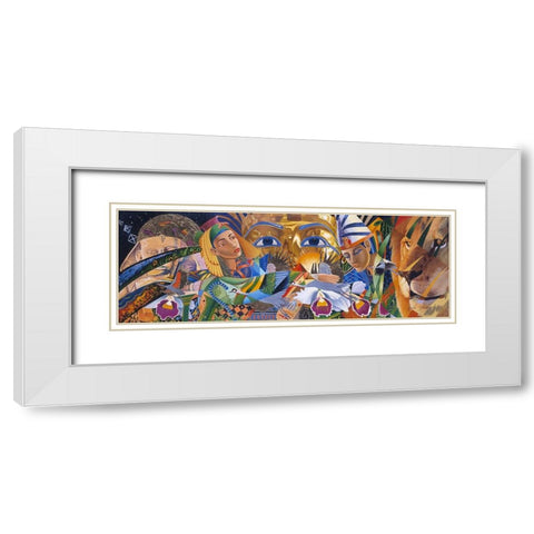 The Young King White Modern Wood Framed Art Print with Double Matting by Stevenson, Graeme