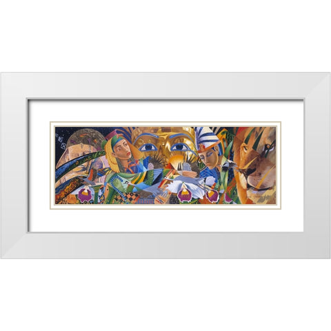 The Young King White Modern Wood Framed Art Print with Double Matting by Stevenson, Graeme