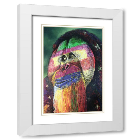 IMG_4910 White Modern Wood Framed Art Print with Double Matting by Stevenson, Graeme