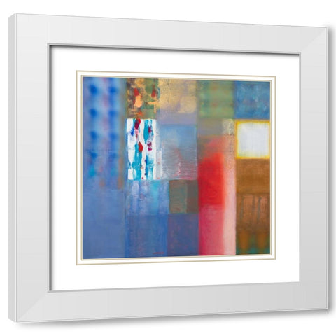 Calm after the Storm White Modern Wood Framed Art Print with Double Matting by Khorasani, Hooshang