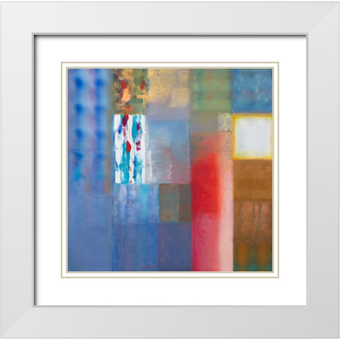 Calm after the Storm White Modern Wood Framed Art Print with Double Matting by Khorasani, Hooshang