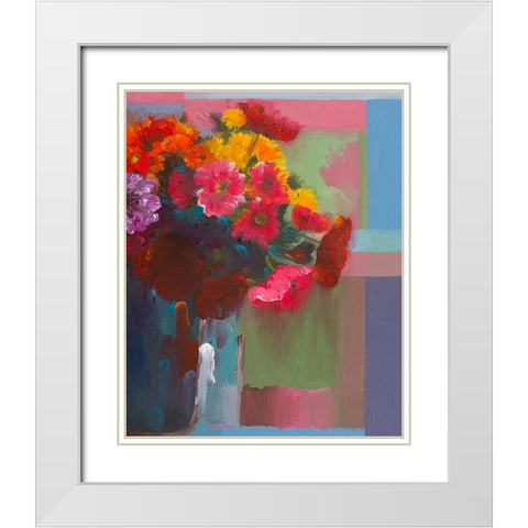 Nearby Nature White Modern Wood Framed Art Print with Double Matting by Khorasani, Hooshang