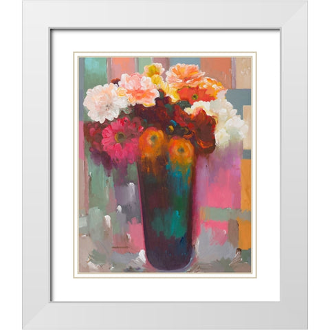 In the Spotlight White Modern Wood Framed Art Print with Double Matting by Khorasani, Hooshang