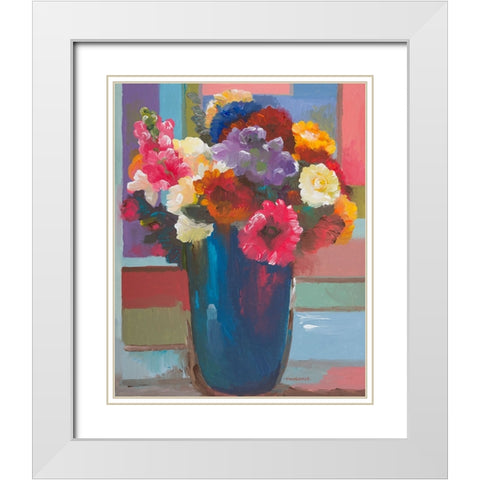 Nature Selected White Modern Wood Framed Art Print with Double Matting by Khorasani, Hooshang