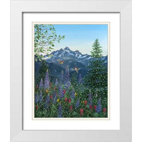 A Taste of Summer White Modern Wood Framed Art Print with Double Matting by Tift, Jeff