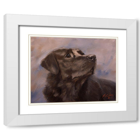 15 White Modern Wood Framed Art Print with Double Matting by Silver, John
