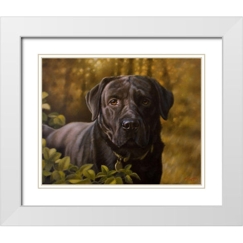 19 White Modern Wood Framed Art Print with Double Matting by Silver, John