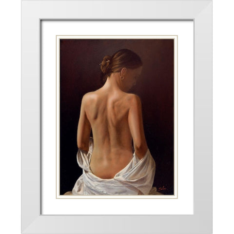 DSC_6669 White Modern Wood Framed Art Print with Double Matting by Silver, John
