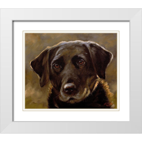 35 White Modern Wood Framed Art Print with Double Matting by Silver, John
