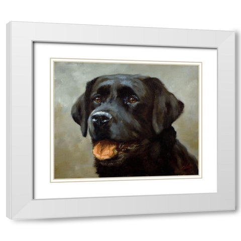 39 White Modern Wood Framed Art Print with Double Matting by Silver, John