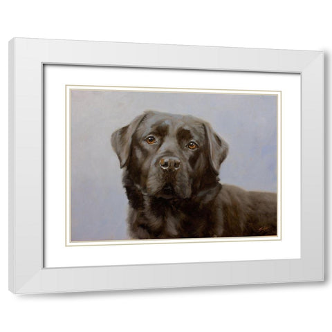 51 White Modern Wood Framed Art Print with Double Matting by Silver, John