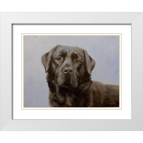 51 White Modern Wood Framed Art Print with Double Matting by Silver, John