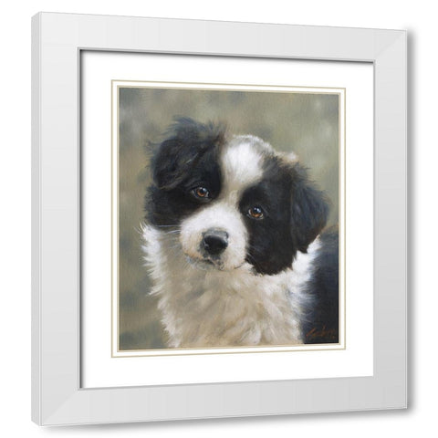 139 White Modern Wood Framed Art Print with Double Matting by Silver, John