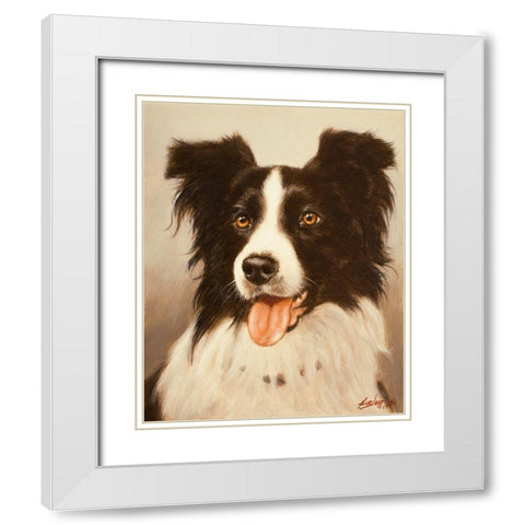300 White Modern Wood Framed Art Print with Double Matting by Silver, John
