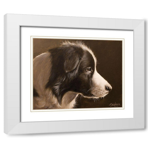 321 White Modern Wood Framed Art Print with Double Matting by Silver, John