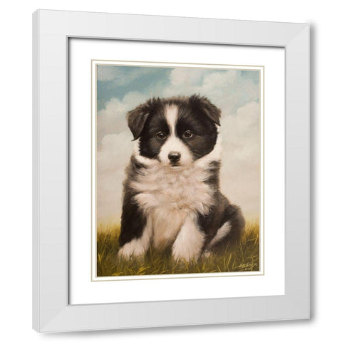 325 White Modern Wood Framed Art Print with Double Matting by Silver, John