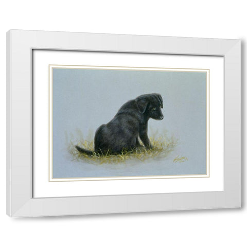 Jsm6-A White Modern Wood Framed Art Print with Double Matting by Silver, John