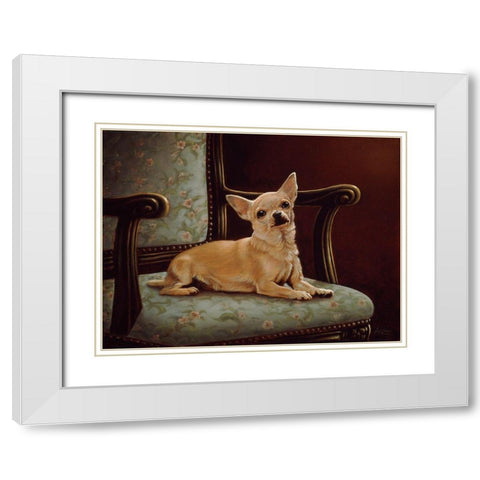 Jsm26-B White Modern Wood Framed Art Print with Double Matting by Silver, John