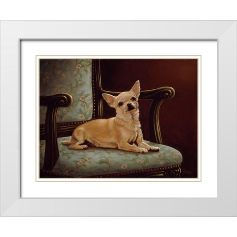 Jsm26-B White Modern Wood Framed Art Print with Double Matting by Silver, John