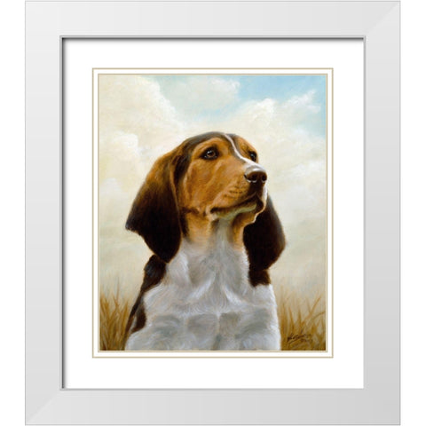 Jsm40-A White Modern Wood Framed Art Print with Double Matting by Silver, John