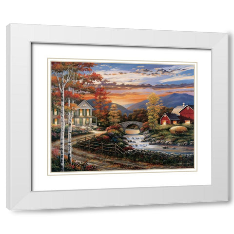 Zaccheo A White Modern Wood Framed Art Print with Double Matting by Zaccheo, John