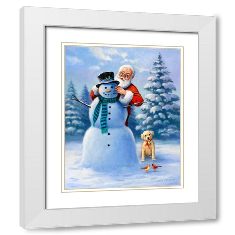 1 White Modern Wood Framed Art Print with Double Matting by Zaccheo, John