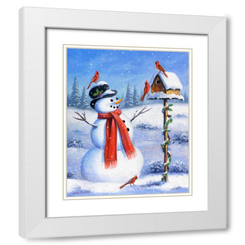 4 White Modern Wood Framed Art Print with Double Matting by Zaccheo, John