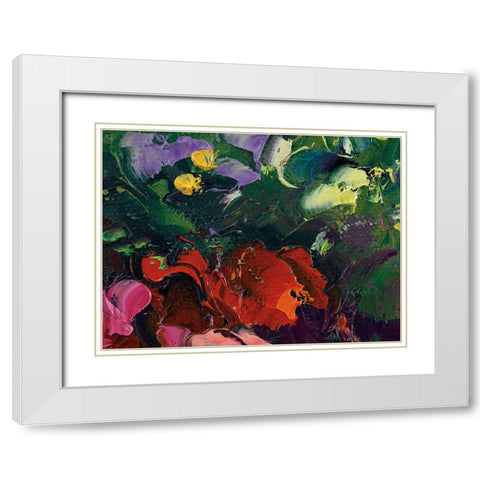 Zoom White Modern Wood Framed Art Print with Double Matting by Zaccheo, John