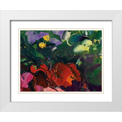 Zoom White Modern Wood Framed Art Print with Double Matting by Zaccheo, John