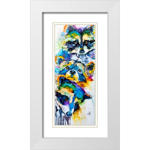 Berth Order White Modern Wood Framed Art Print with Double Matting by Art by Leslie Franklin