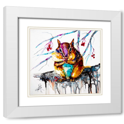 Theres Always Room for One More White Modern Wood Framed Art Print with Double Matting by Art by Leslie Franklin
