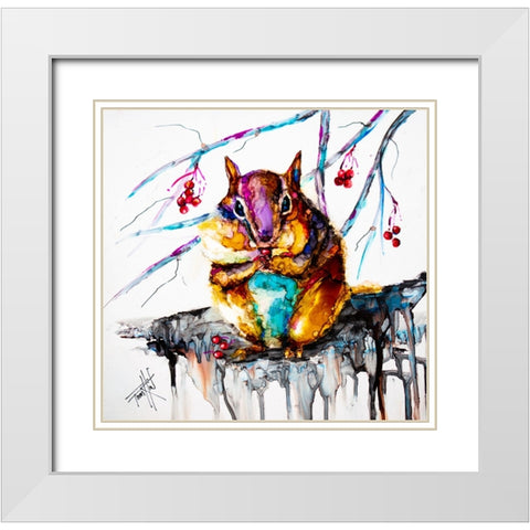 Theres Always Room for One More White Modern Wood Framed Art Print with Double Matting by Art by Leslie Franklin