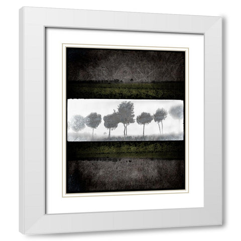 Black Tree 2 White Modern Wood Framed Art Print with Double Matting by LightBoxJournal