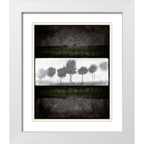 Black Tree 2 White Modern Wood Framed Art Print with Double Matting by LightBoxJournal