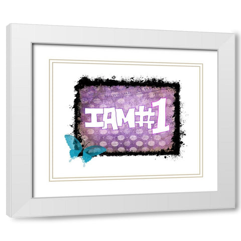 I Am #1 White Modern Wood Framed Art Print with Double Matting by LightBoxJournal