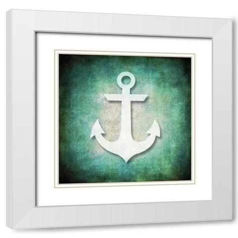 Good Times_Beach Anchor White Modern Wood Framed Art Print with Double Matting by LightBoxJournal