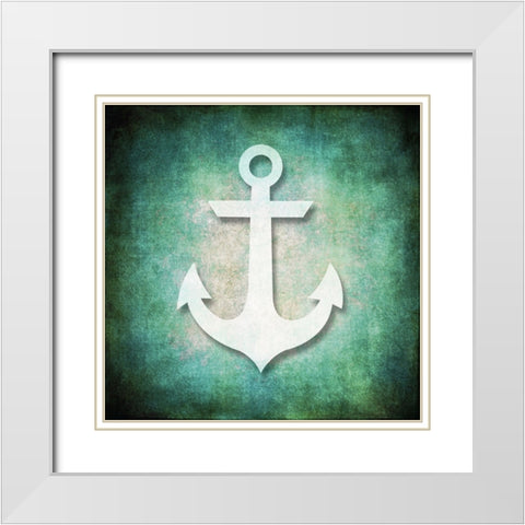 Good Times_Beach Anchor White Modern Wood Framed Art Print with Double Matting by LightBoxJournal