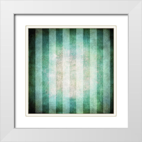 Good Times_Beach Stripes White Modern Wood Framed Art Print with Double Matting by LightBoxJournal