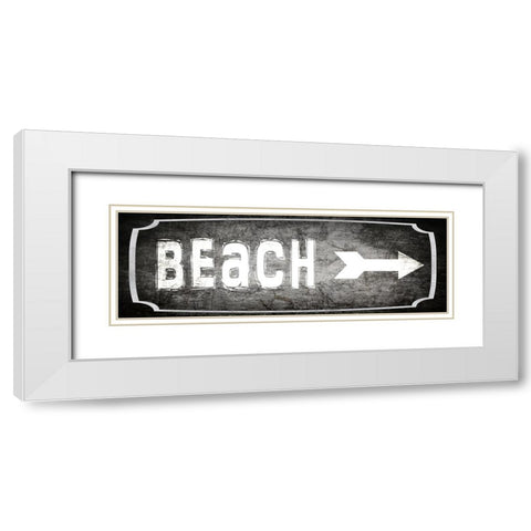 Good Times_Beach_ALT1 White Modern Wood Framed Art Print with Double Matting by LightBoxJournal