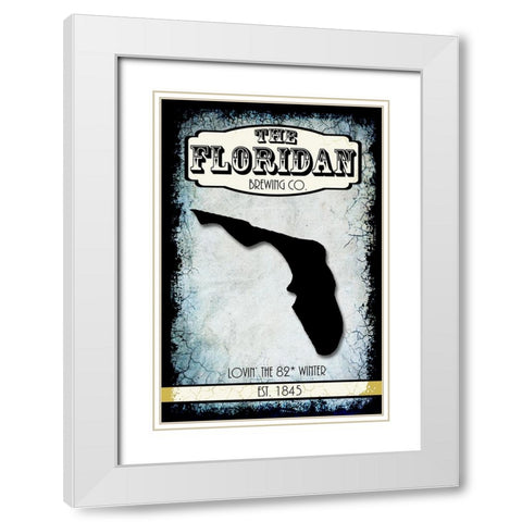 States Brewing Co_Flordia White Modern Wood Framed Art Print with Double Matting by LightBoxJournal