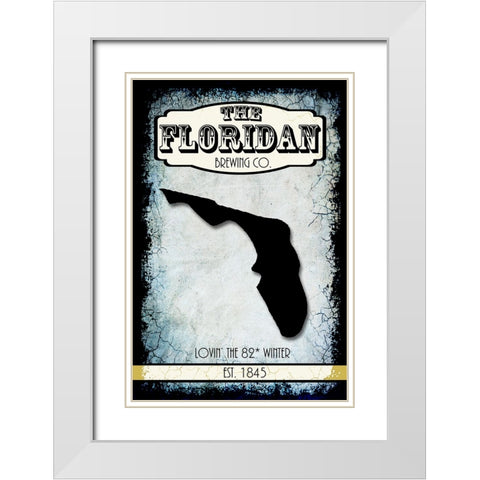 States Brewing Co_Flordia White Modern Wood Framed Art Print with Double Matting by LightBoxJournal