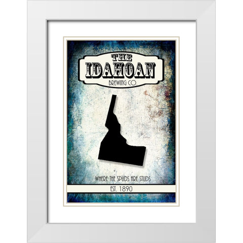 States Brewing Co_layers White Modern Wood Framed Art Print with Double Matting by LightBoxJournal