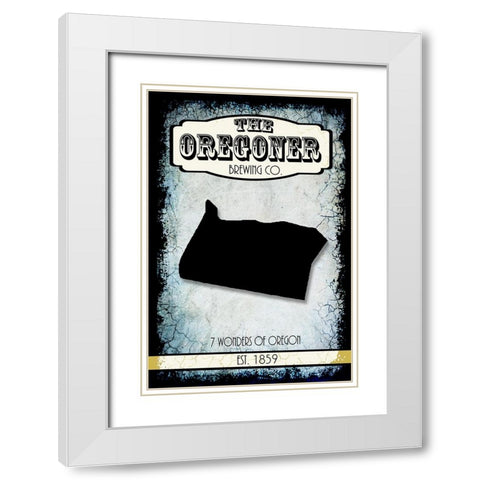 States Brewing Co_Oregon White Modern Wood Framed Art Print with Double Matting by LightBoxJournal