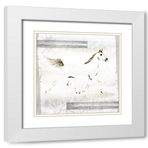 Bruno White Modern Wood Framed Art Print with Double Matting by LightBoxJournal