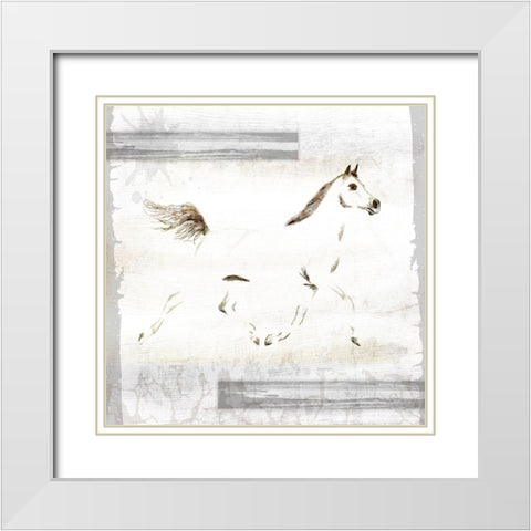 Bruno White Modern Wood Framed Art Print with Double Matting by LightBoxJournal