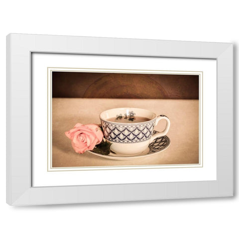 High Tea 1 White Modern Wood Framed Art Print with Double Matting by LightBoxJournal
