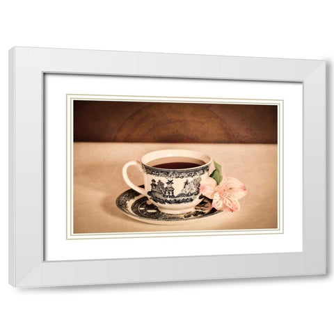 High Tea 2 White Modern Wood Framed Art Print with Double Matting by LightBoxJournal