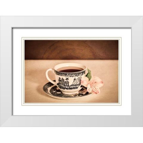 High Tea 2 White Modern Wood Framed Art Print with Double Matting by LightBoxJournal